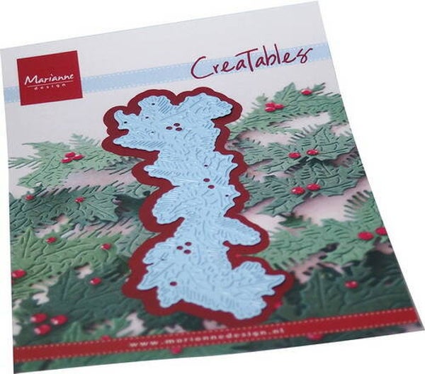 Creatables stencil Christmas Garland