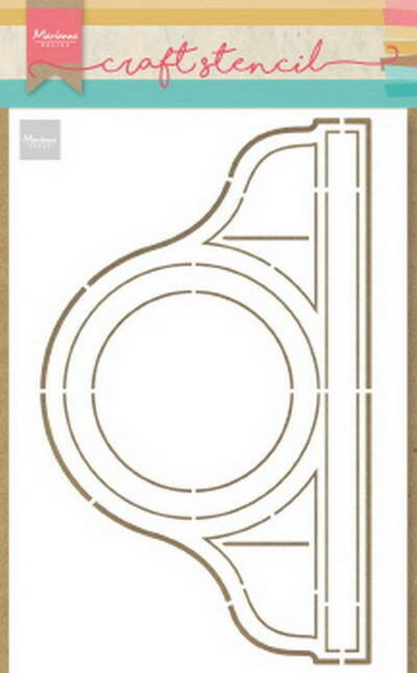 PS8049 Craft stencil Pendule