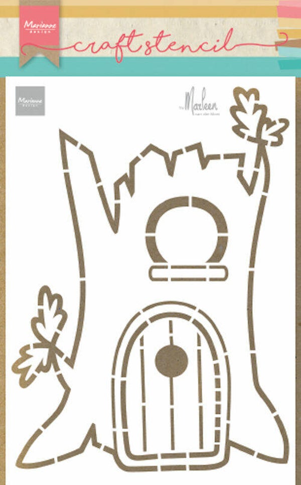 Craft stencil Treehouse