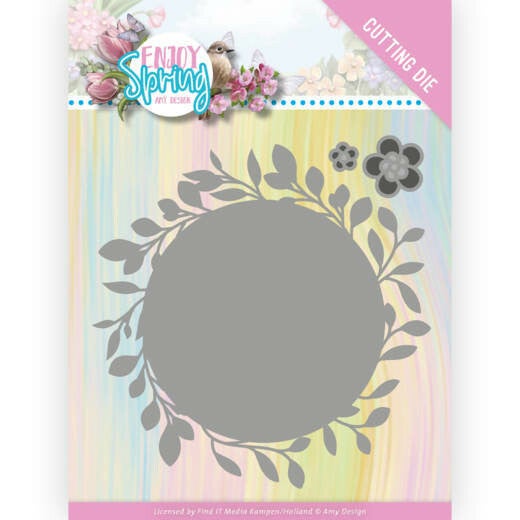 Dies - Amy Design - Enjoy Spring - Leaf Circle