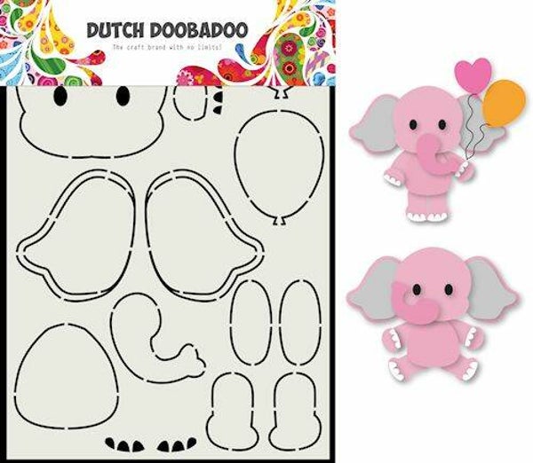 DDBD Dutch Card Art Olifant A5