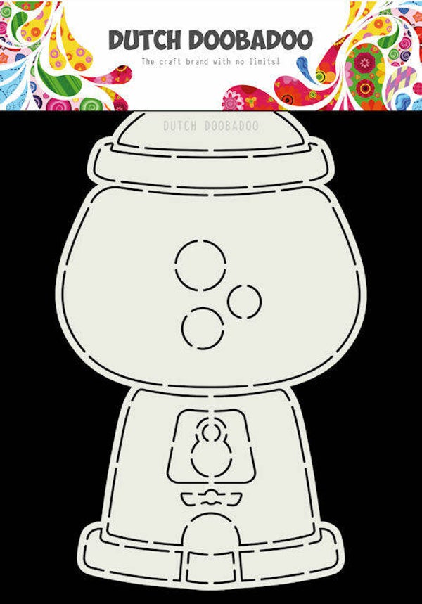 DDBD Card Art A5 Kauwgomballen automaat