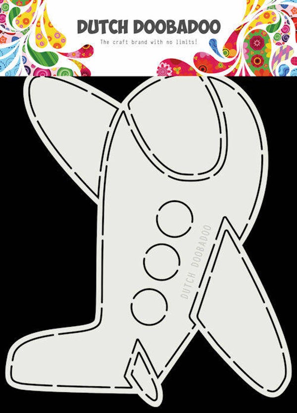 DDBD Card Art A5 Vliegtuig