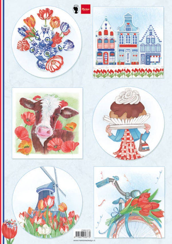 knipvel I love Holland - Tulips