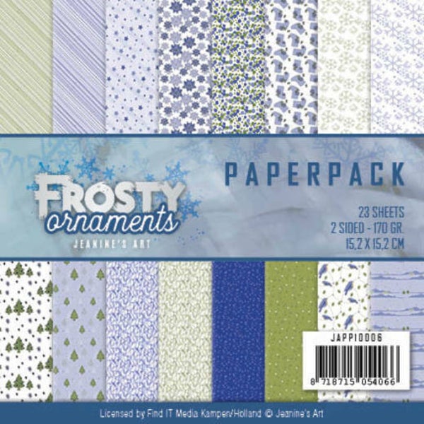 Paperpack - Jeanine's Art - Frosty Ornaments JAPP10006