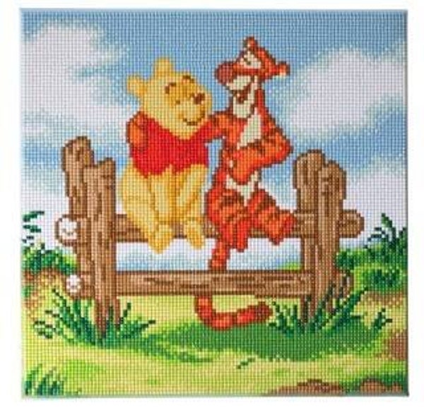 Crystal Art Kit® Disney Pooh and Tigger (30x30)  CAK-DNY702M