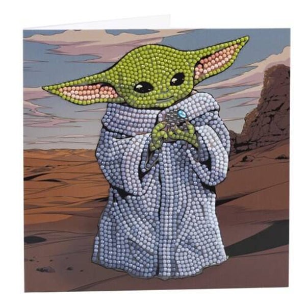 Crystal Art Card: Star Wars: Grogu (18x18 cm)