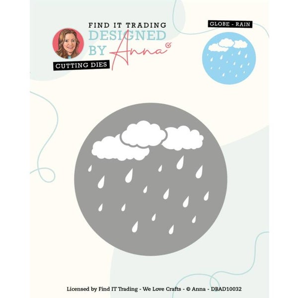 Designed by Anna - Mix and Match Cutting Dies - Globe Rain