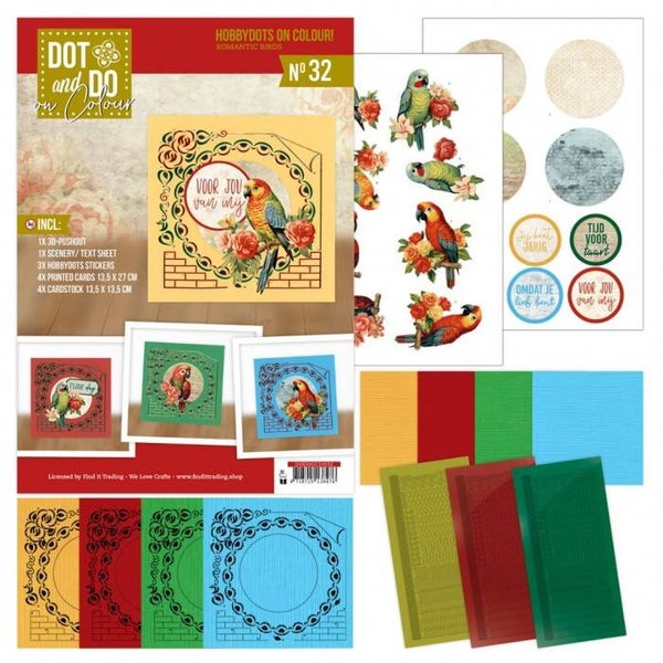 Dot And Do On Colour 32 - Romantic Birds