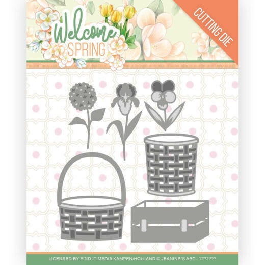 Dies - Jeanine's Art Welcome Spring - Spring Basket