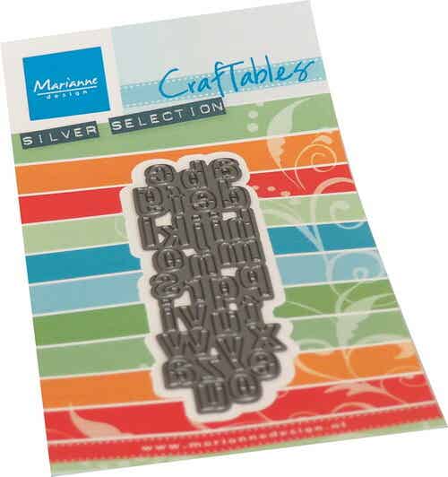 Craftables stencil Punch die alphabet