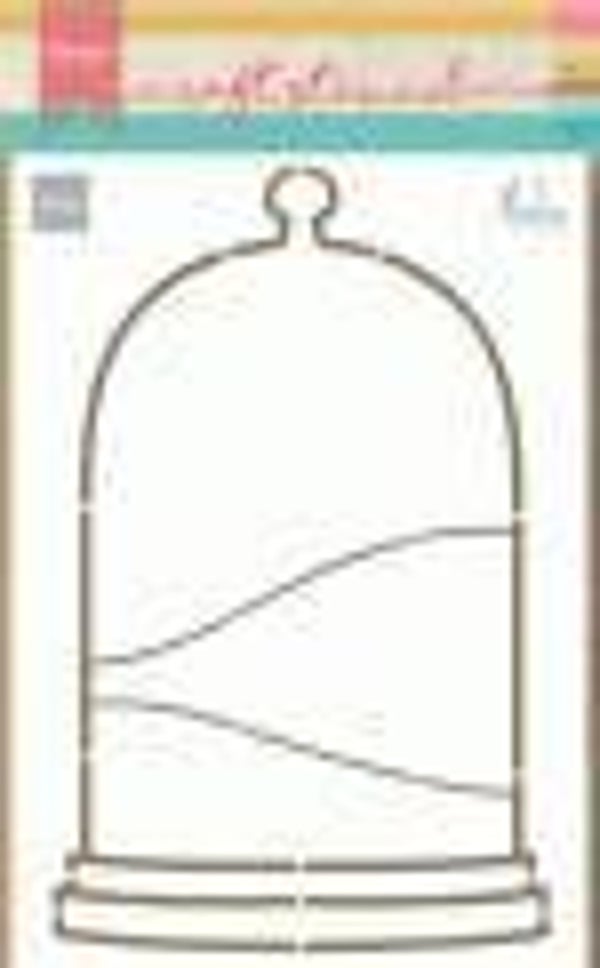 PS8074  Craft stencil Bell jar