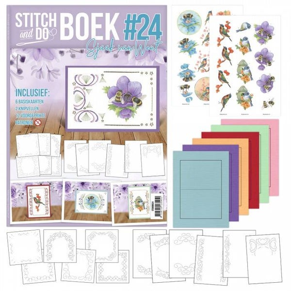 Stitch & Do Boek A6 24 - Birds And Bees