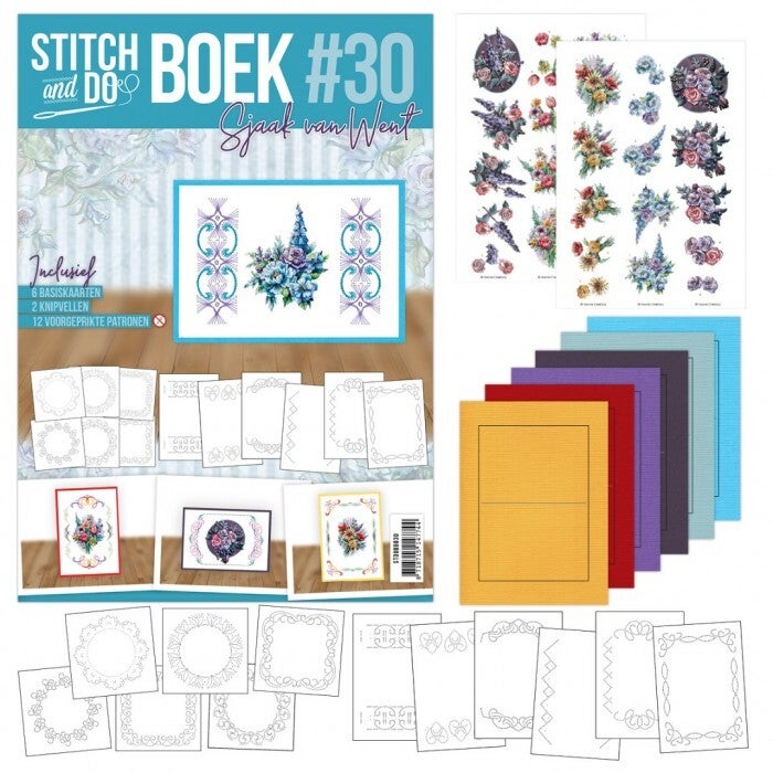 Stitch and Do boek A6 30 - Floral Elegance