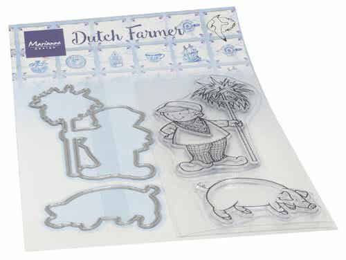 Clear stamp Hetty's Dutch farmer