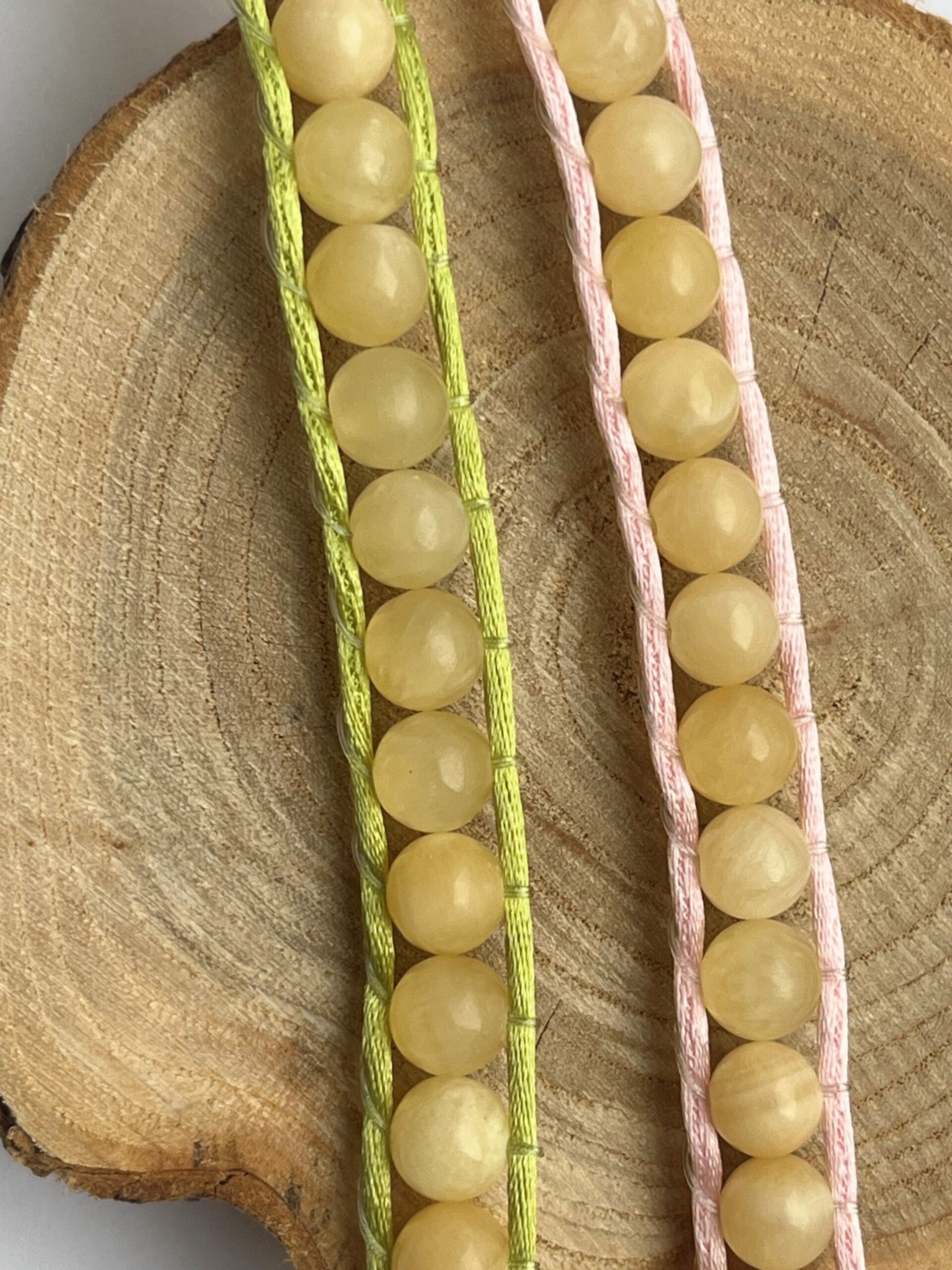 Orangencalcit - Kinderarmband