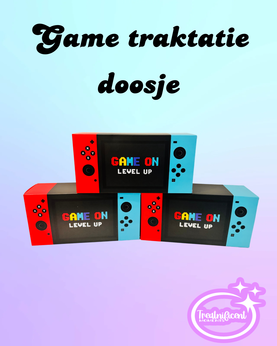 Game traktatie doosje