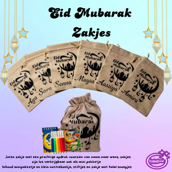 Eid Mubarak Juten Zakje