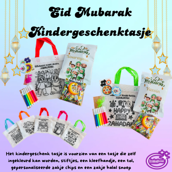 Eid Mubarak Kinder Geschenktasje