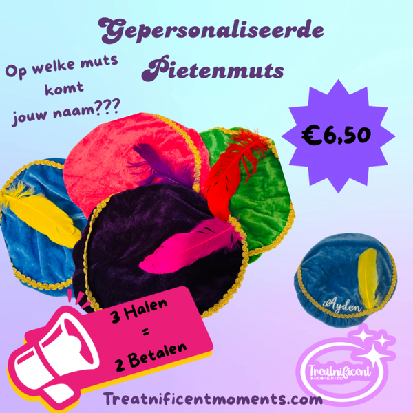 Gepersonaliseerde Pietenmutsen