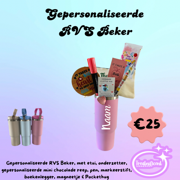 Gepersonaliseerde RVS beker