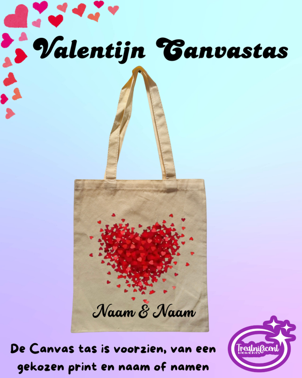 Valentijn Canvas Tas