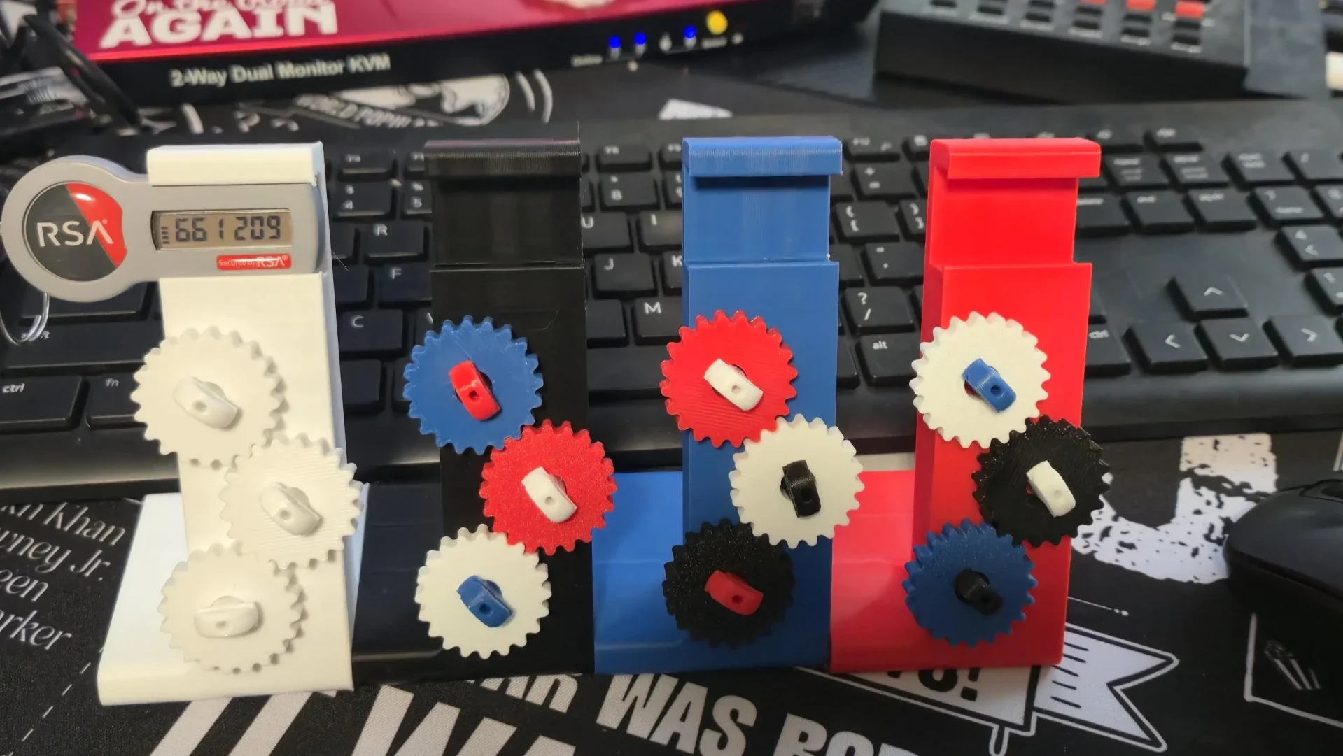 RSA Token Fidget Stand