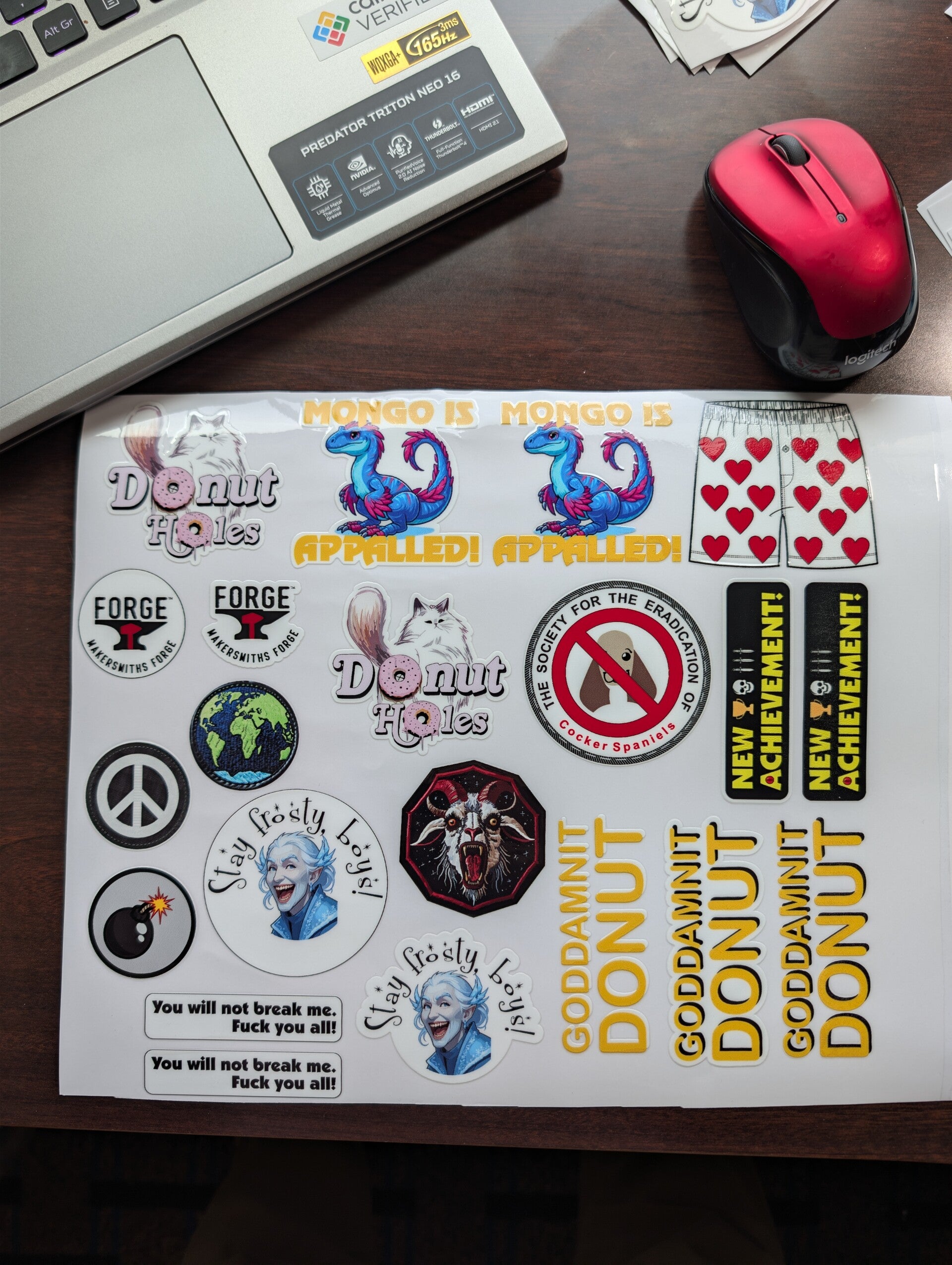 DCC UV Sticker Page - NEW