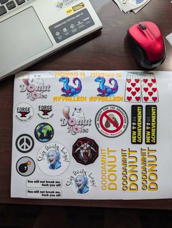 DCC UV Sticker Page - NEW
