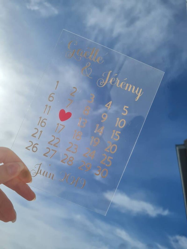 Plaque date de rencontre