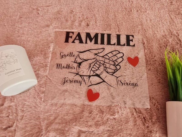 Plaque Main de la famille