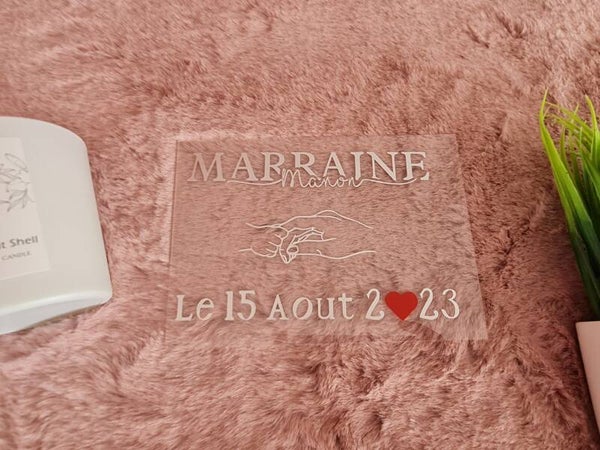 Plaque marraine
