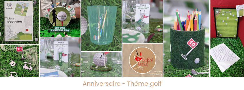Anniversaire - Thème Biche | Cocktail Créatif | Faire‑part, papeterie et créations personnalisées | Aube / Haute‑Marne