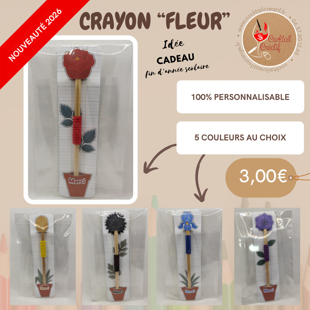 Crayon "Fleur"