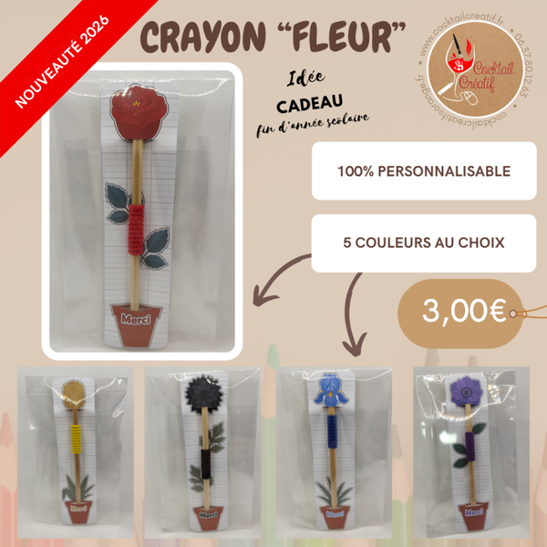 Crayon "Fleur"