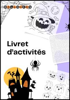 Livrets d'activités Halloween