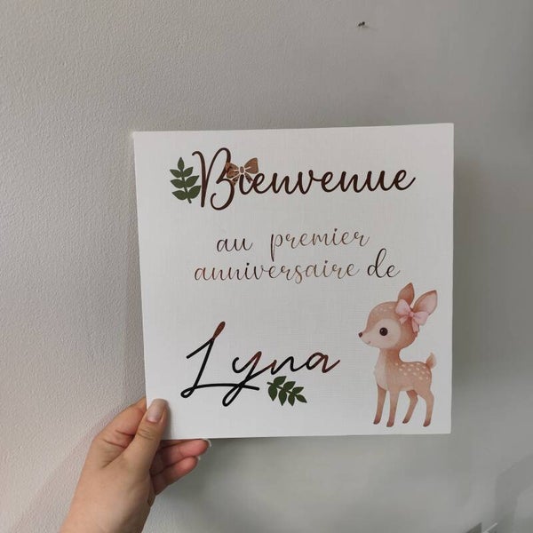 Panneau de bienvenue