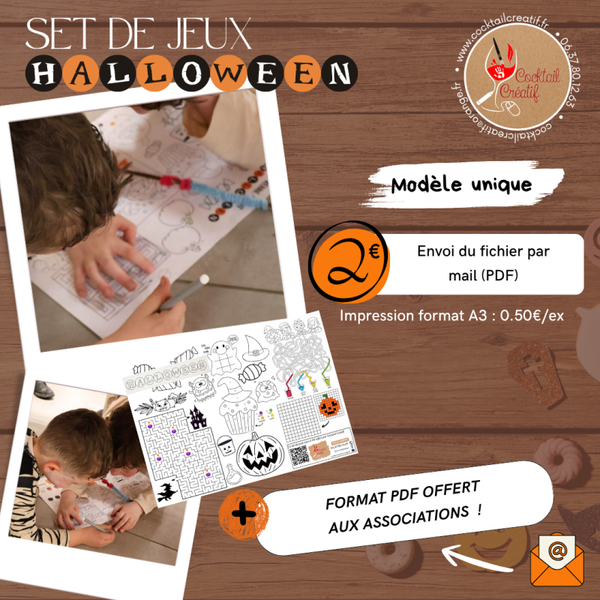 Set de jeux - Halloween