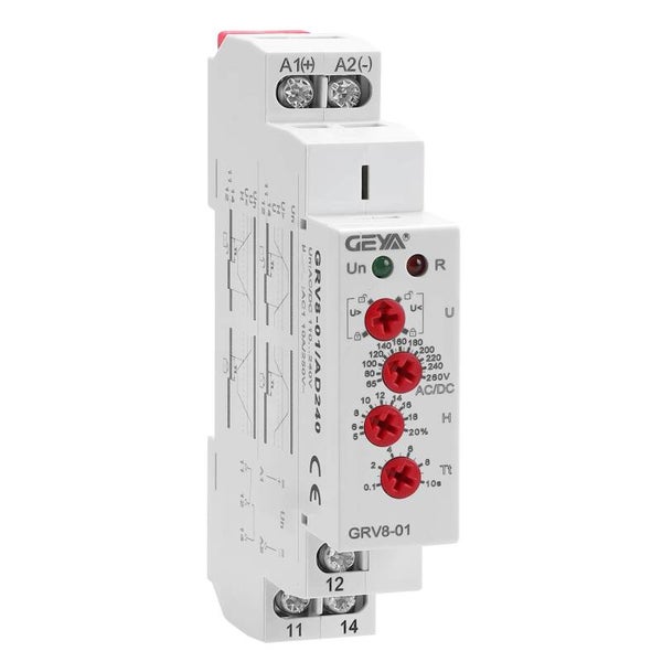 Relé de voltaje monofásico AC/DC110V ~ 240V - (GRV8-01, AC/DC110V ~ 240V)