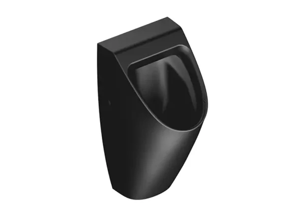 Catalano Tonalita Comfort urinoir, zonder spoelrand, antibacterieel, niet te combineren met deksel. 64x32 cm, mat zwart