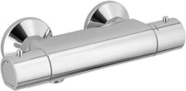 Plieger Bling Thermostatische Douchekraan - 15 Cm Hartafstand - Chroom - Kinderbeveiliging