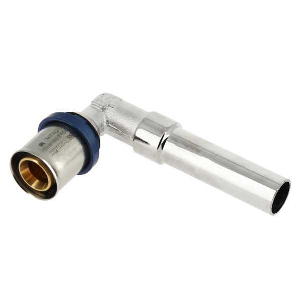 Bonfix Perskoppeling - 1x Alu-pers 1x Insteek - Kniekoppeling - 20mm x Ø22