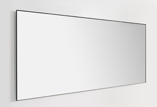 Detremmerie Detremmerie No Limit spiegel m. kader z. verlichting   140x65cm | zwart | 75P140FBZ