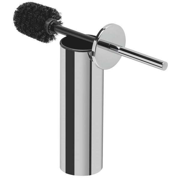 Geesa Nemox closetborstelgarnituur staand   m. borstel zwart | chroom