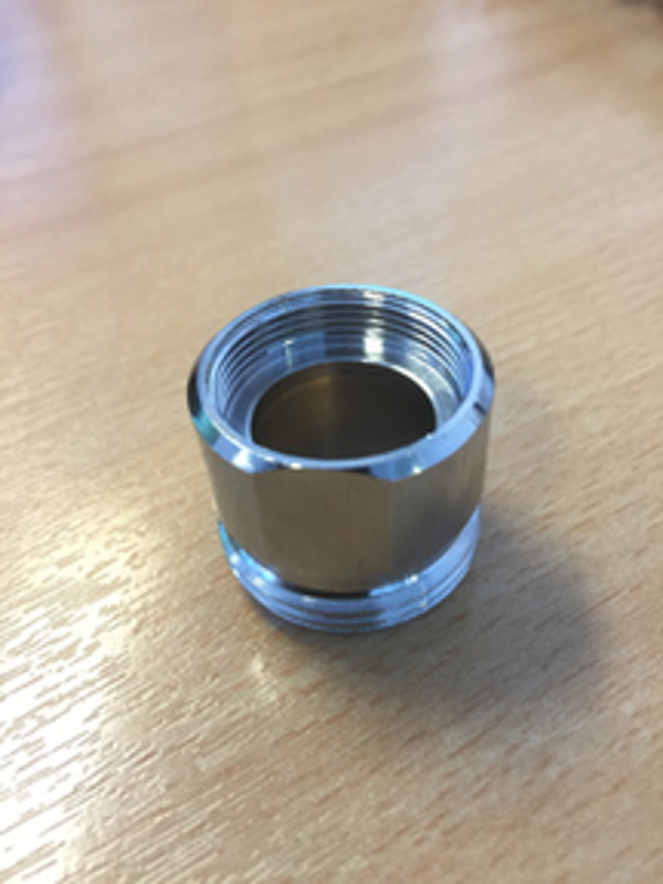 Plieger - Neusstuk M22Bix3/4"Bu - Chroom