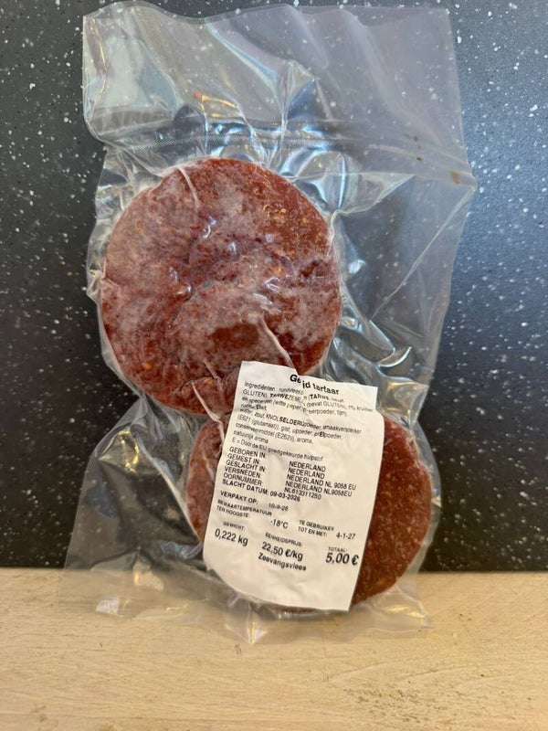 Tartaar Burgers - per twee ca. 230 gr.
