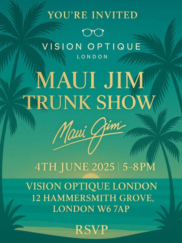 Vision Optique London Launch Party ticket on 4th June with Maui Jim