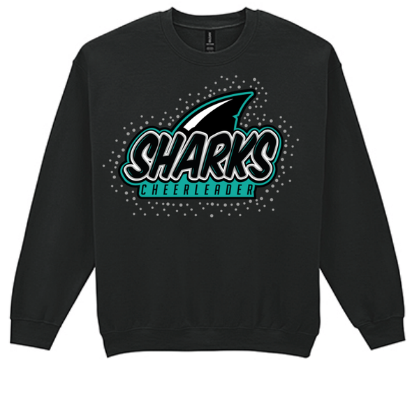 SHARKS  SWEATER inkl. Glitzer Spargels