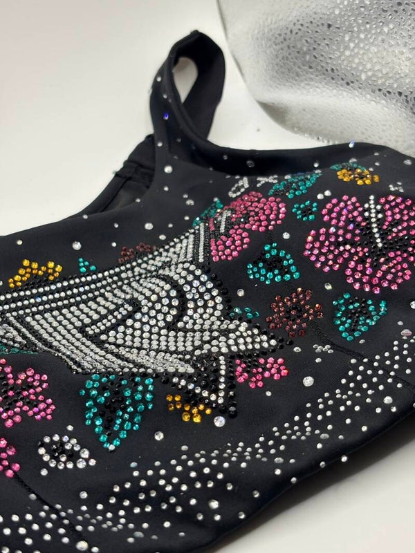 RAPTORS RHINESTONE BRA