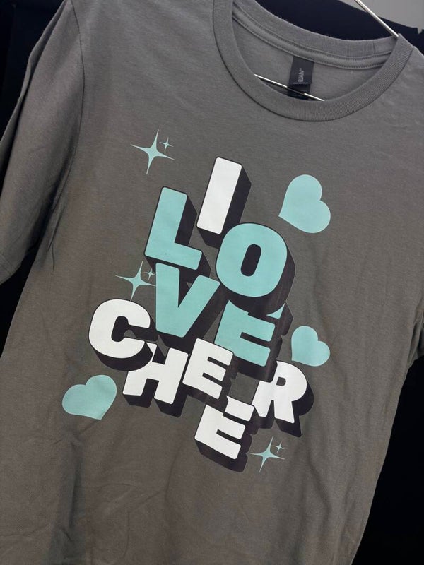 T-Shirt "I Love Cheer"